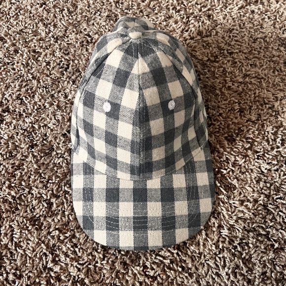 Cocus Pocus Buffalo Check Baseball Cap-Unisex hat in Dark Grey Fabfitfun - Picture 3 of 8